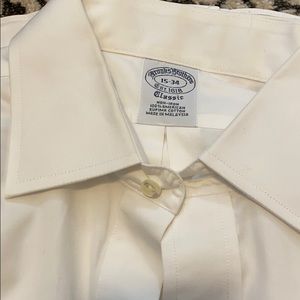 Brooks Brothers White Dress Shirt 15 - 34